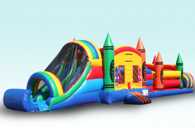 60' Crayon Obstacle Course