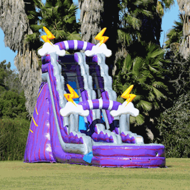 20' Thunder and Lightning Water slide