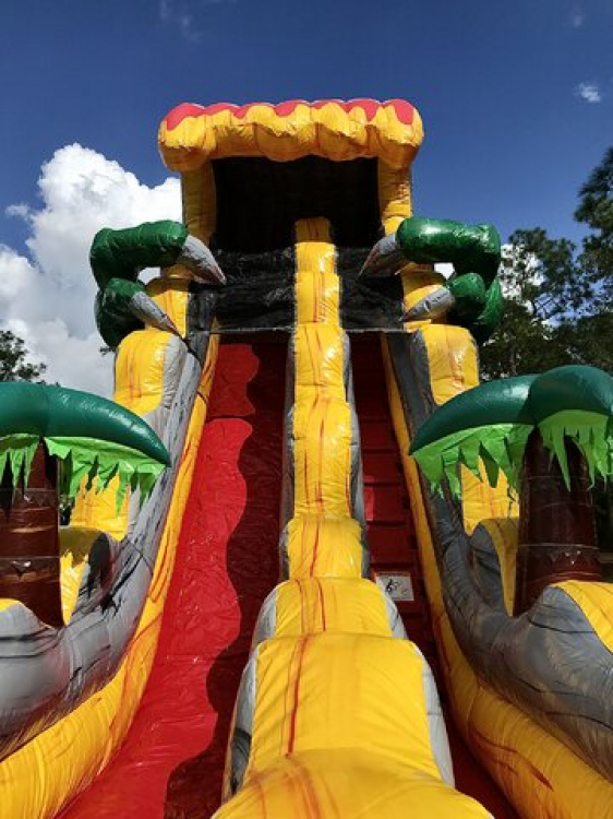 27' Jurassic TRex Water Slide NM Party Rentals