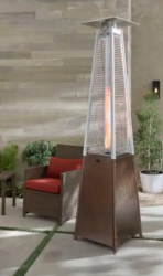Elegant Pyramid Style Patio Heater